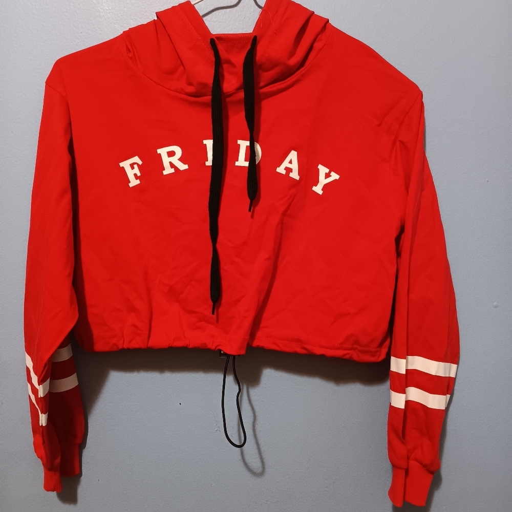 🦋4 For 20$🦋Teenager’s Striped Letters Hooded Sweatshirts Tops